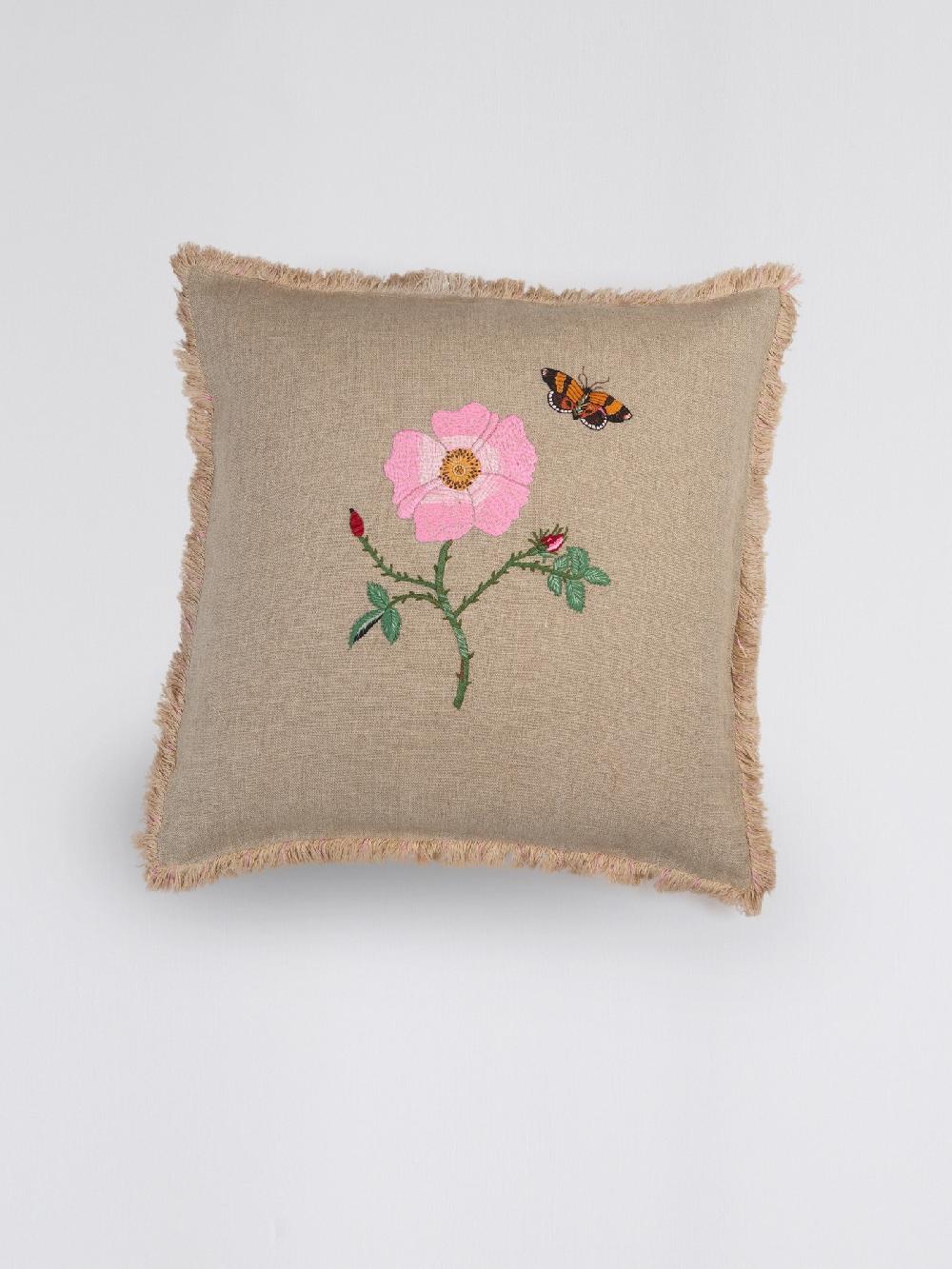 Jupe By Jackie Kareli - Beige 100% Linen Floral