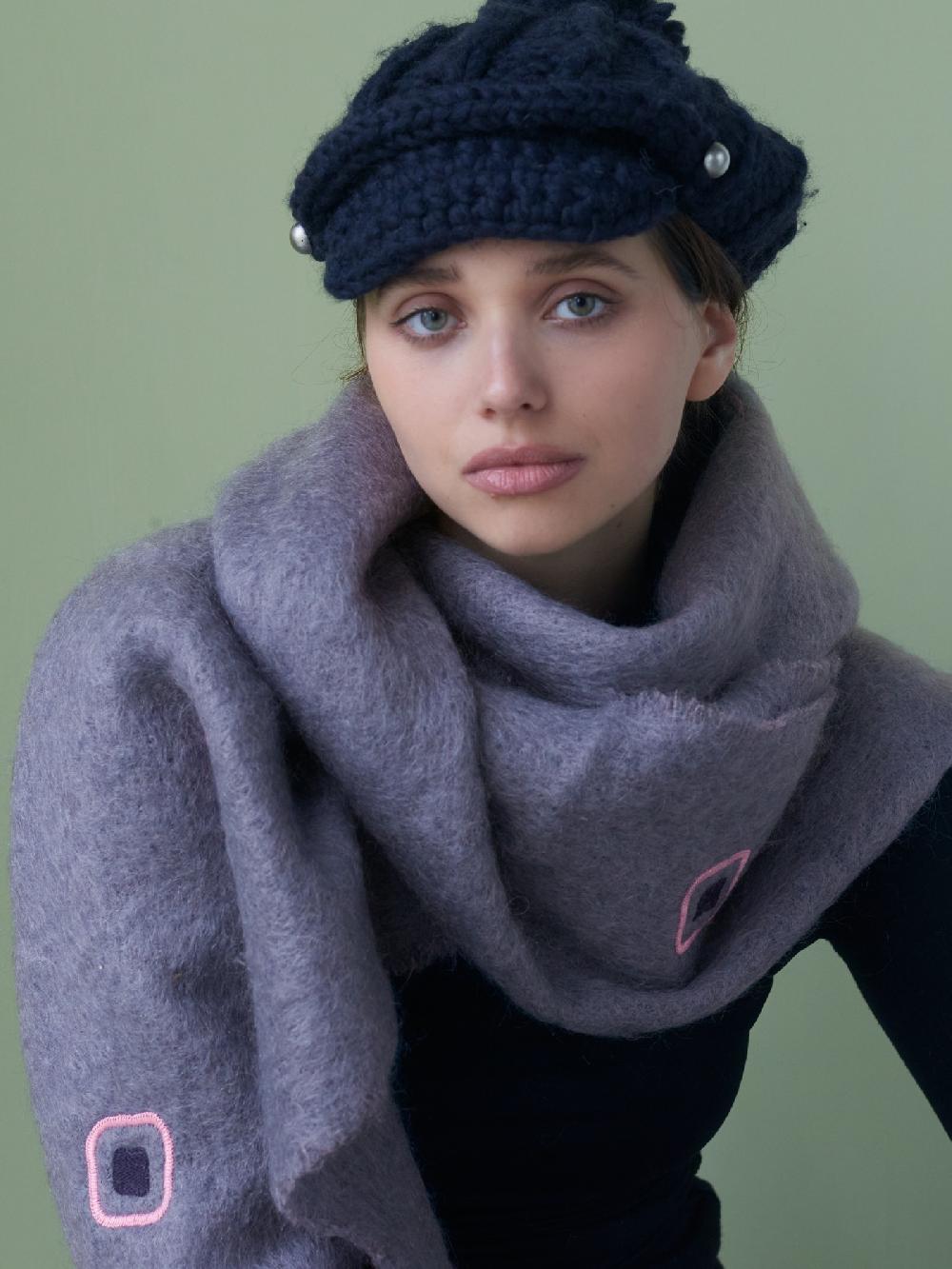 jupe by jackie Kebbell - Grey 100% mohair