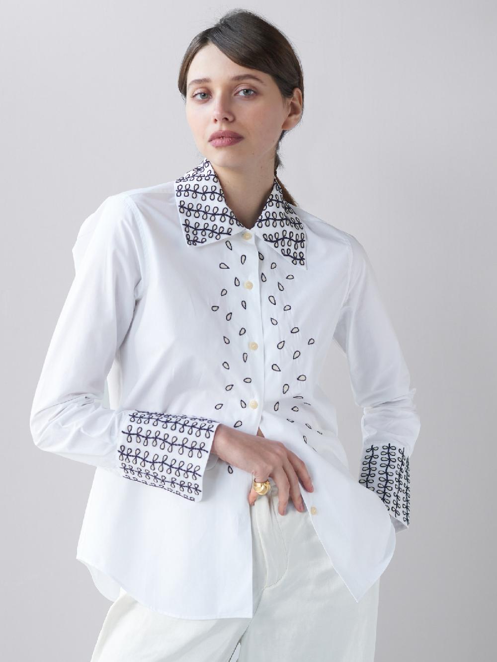 Jupe By Jackie Kumana - (Off) White 100% Cotton Poplin