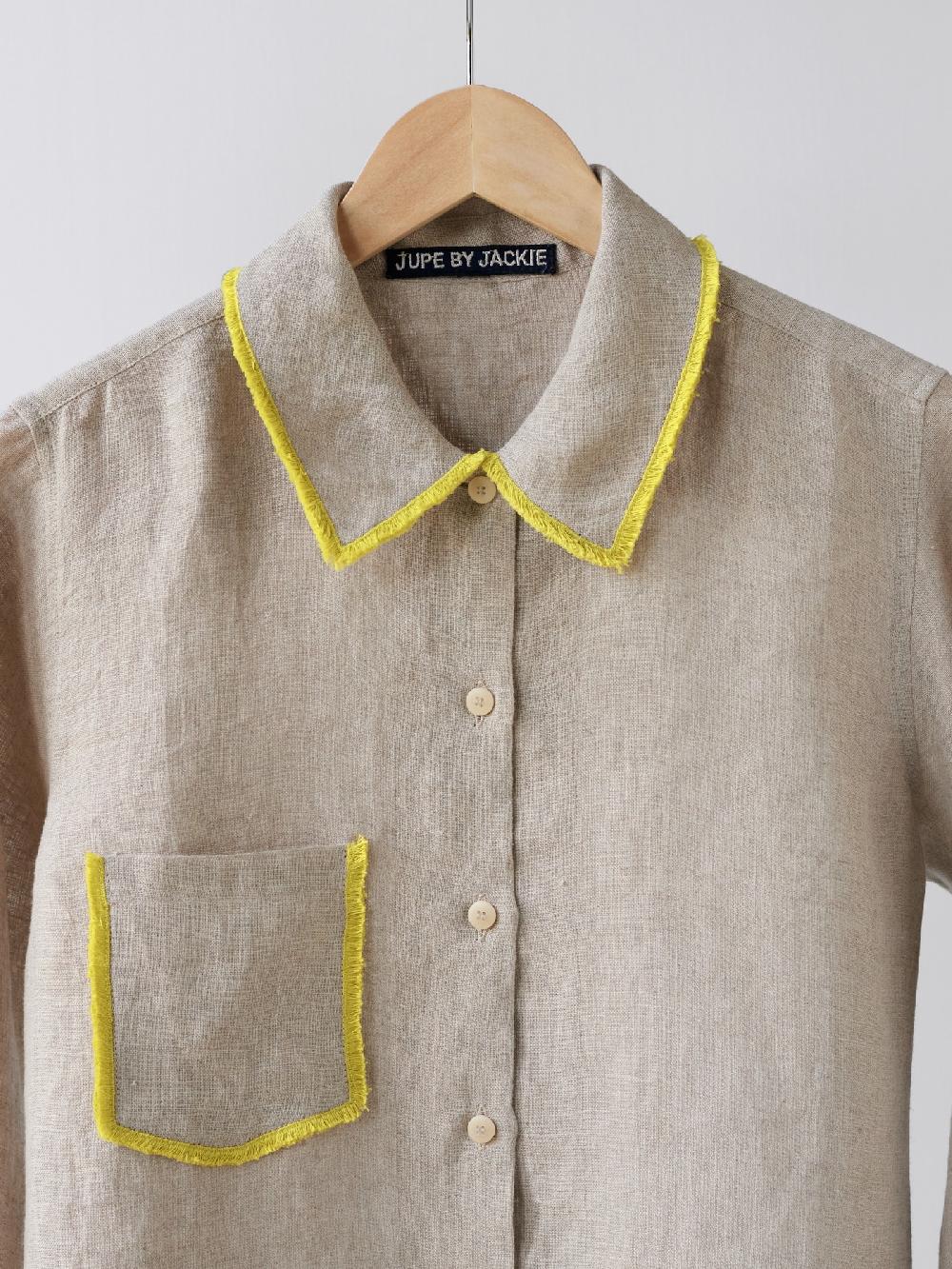 Jupe By Jackie Lares Beige - Beige 100% Linen