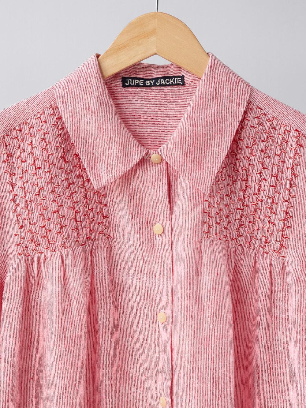 Jupe By Jackie Larose - Red 100% Linen