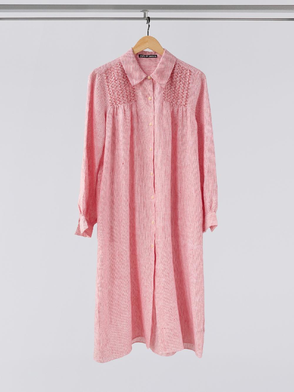 jupe by jackie Larose - Red 100% linen