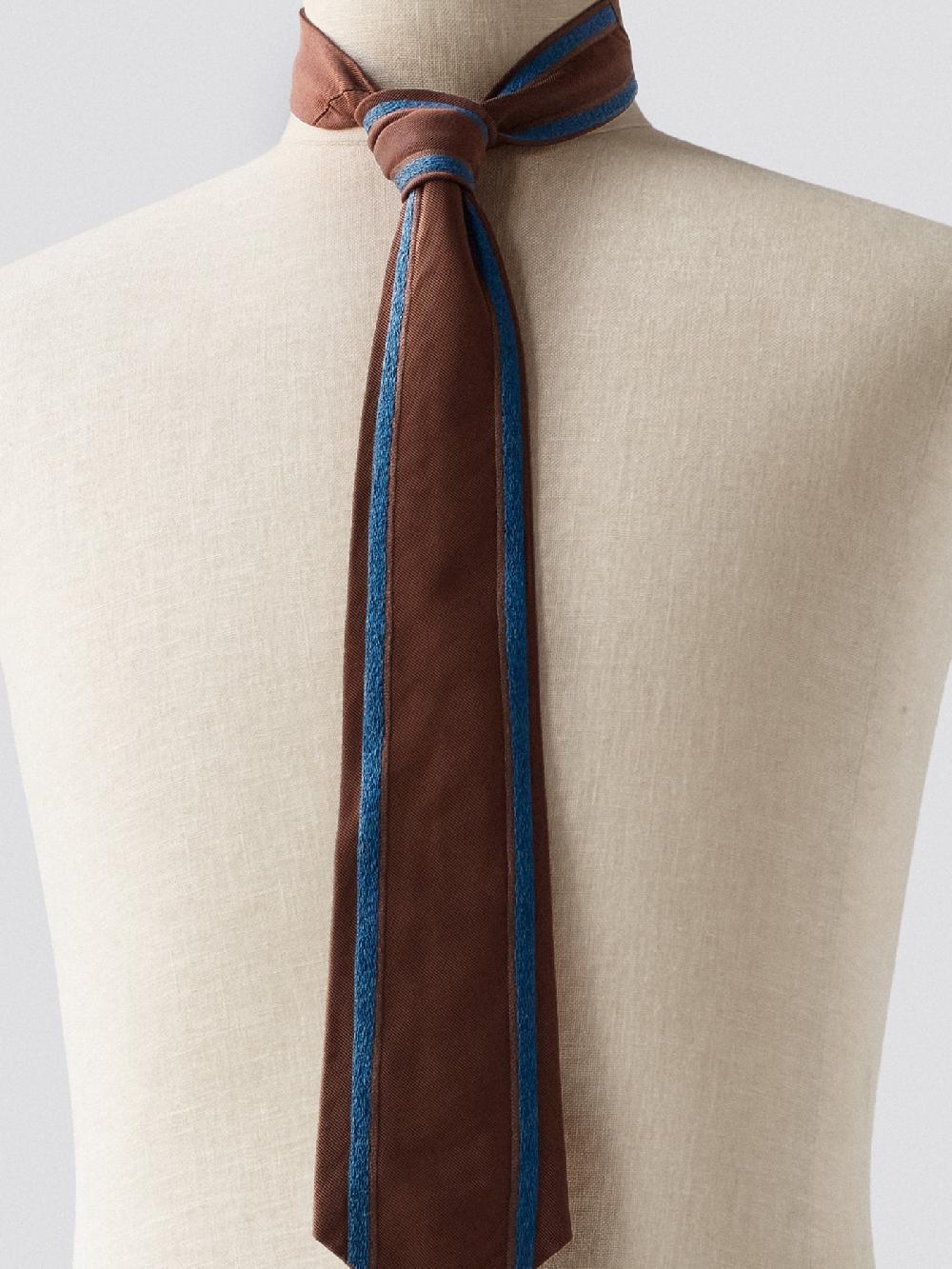 Jupe By Jackie Locked - Brown 100% Silk Blue