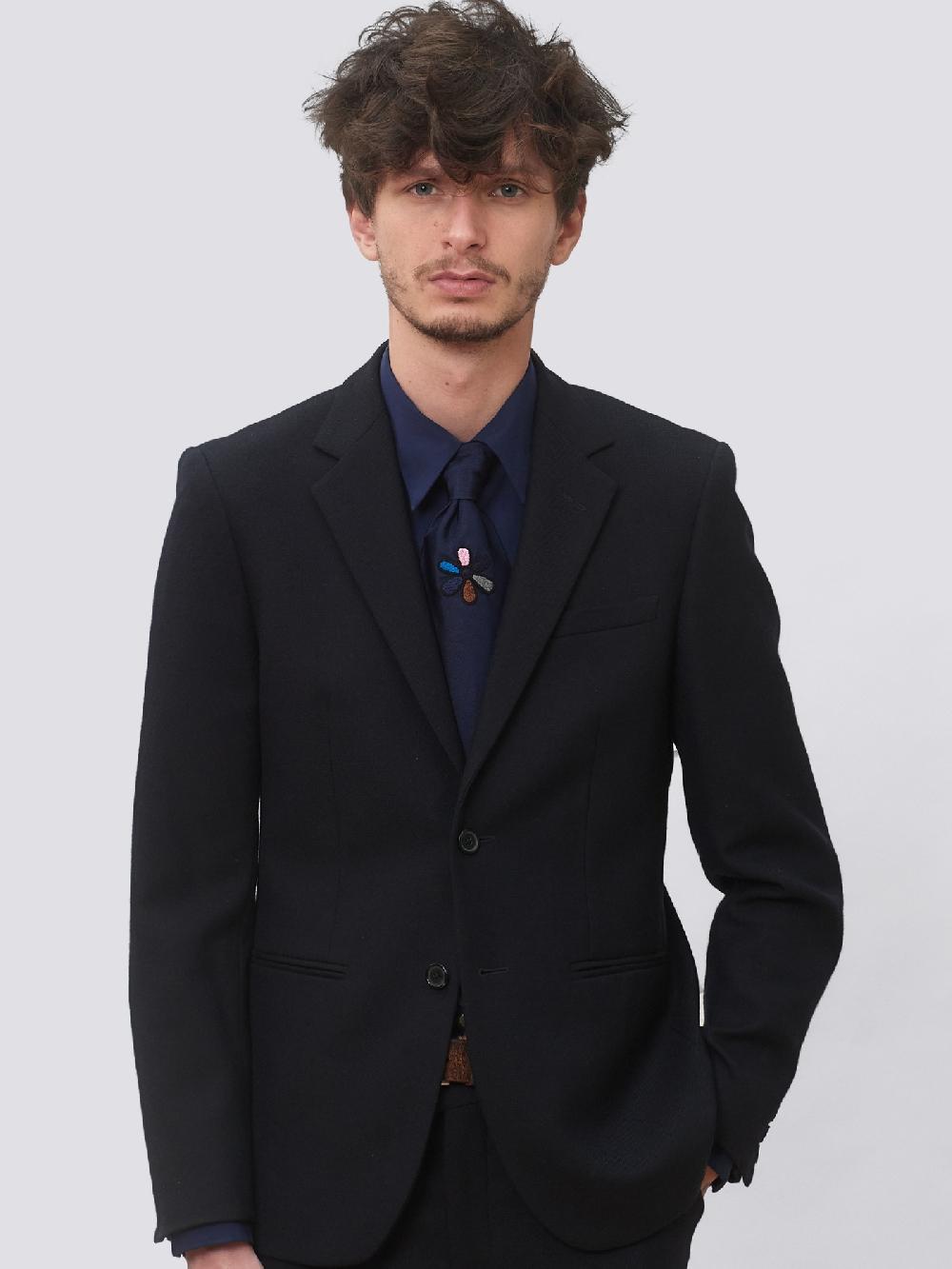 jupe by jackie Lostock T - Navy 100% silk