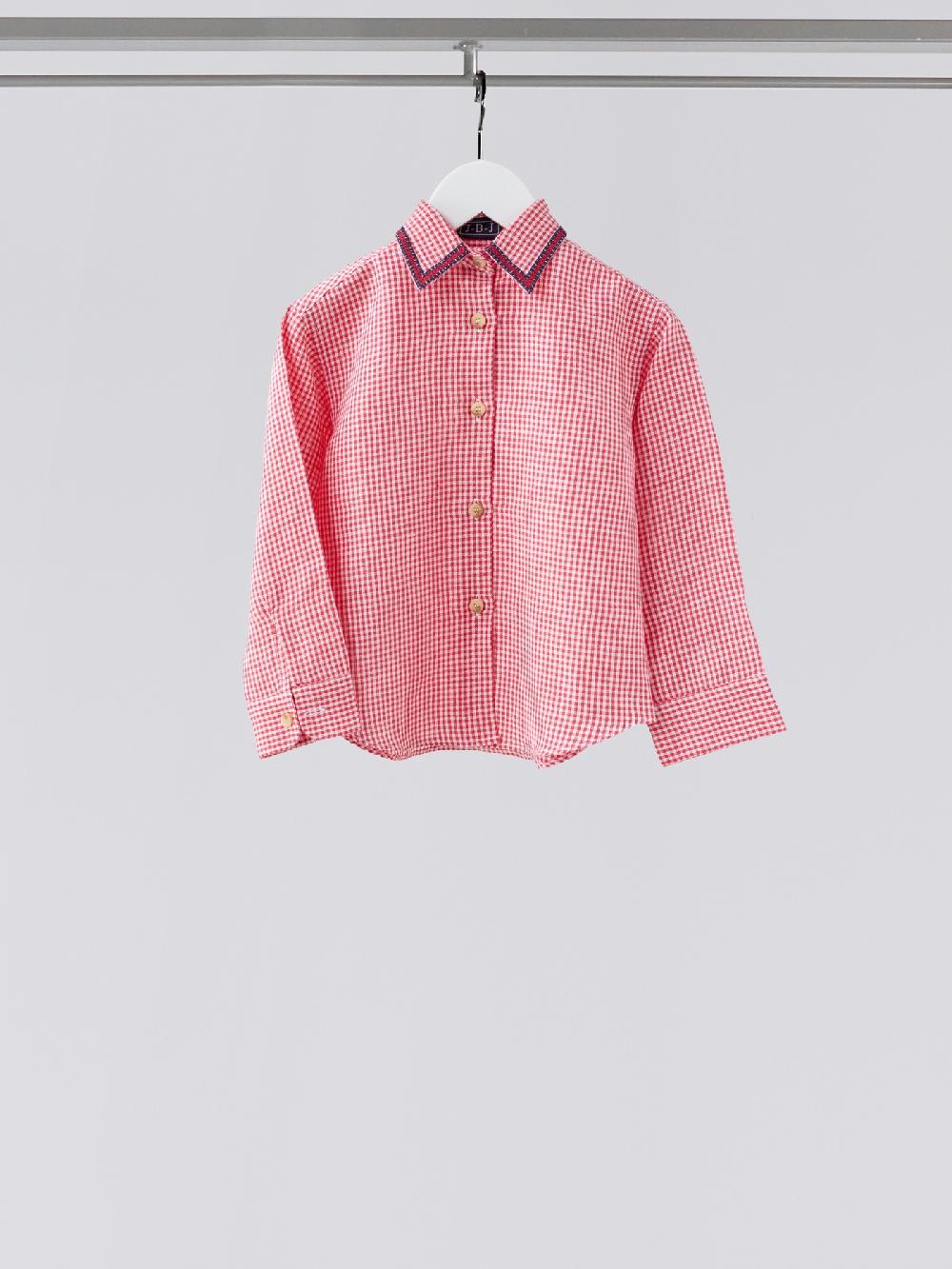 jupe by jackie Louise Mini Me - Red 100% linen