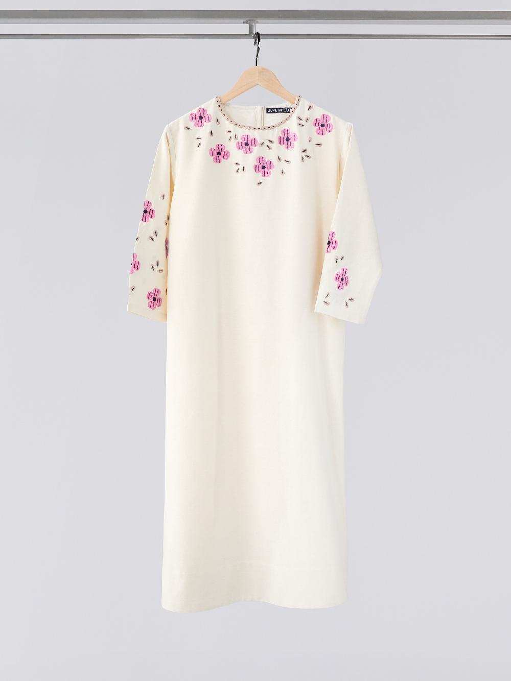 jupe by jackie Loulou - Cream Matka Silk Dresses