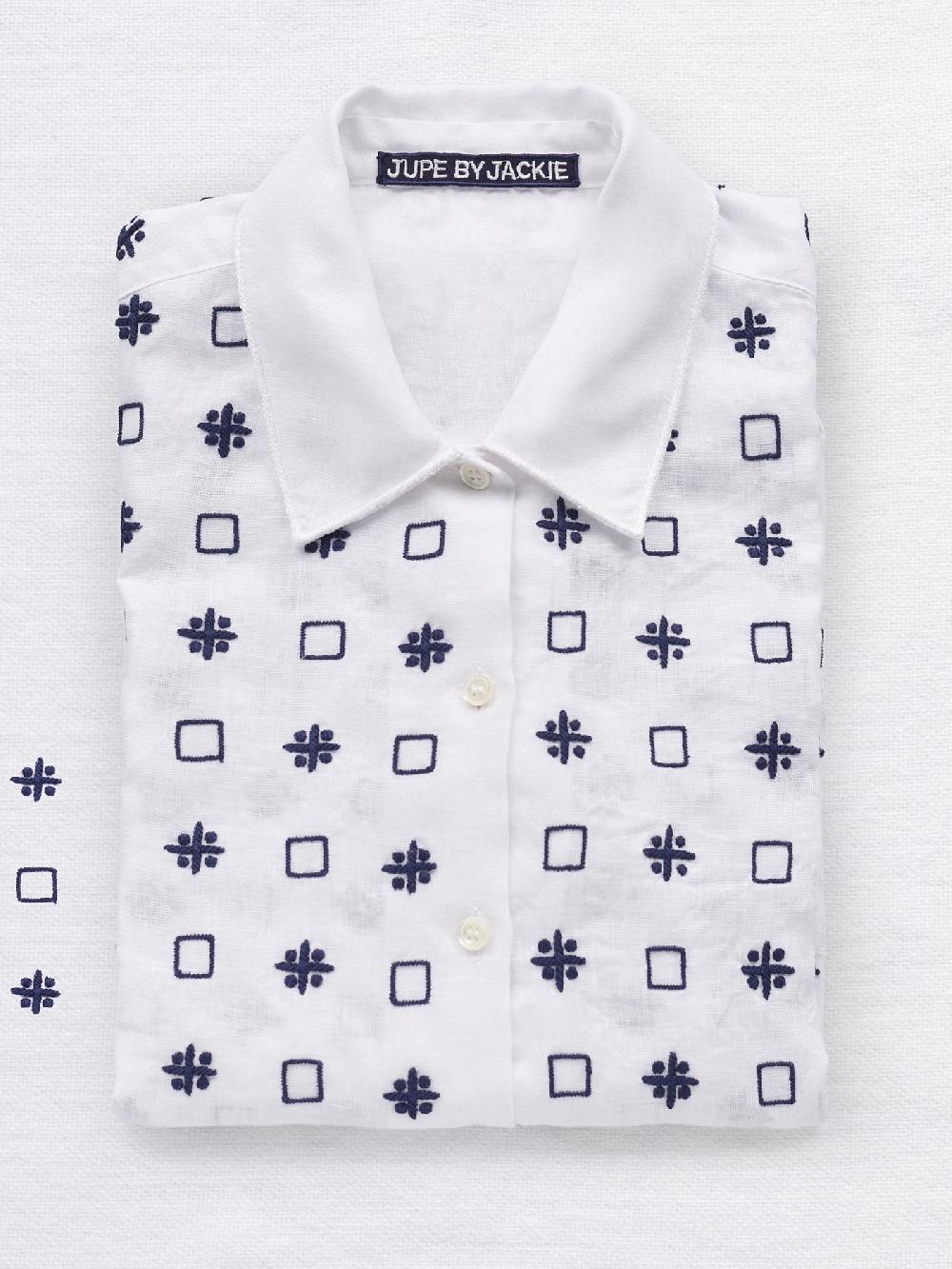 jupe by jackie Ludlow - (Off) White 100% linen