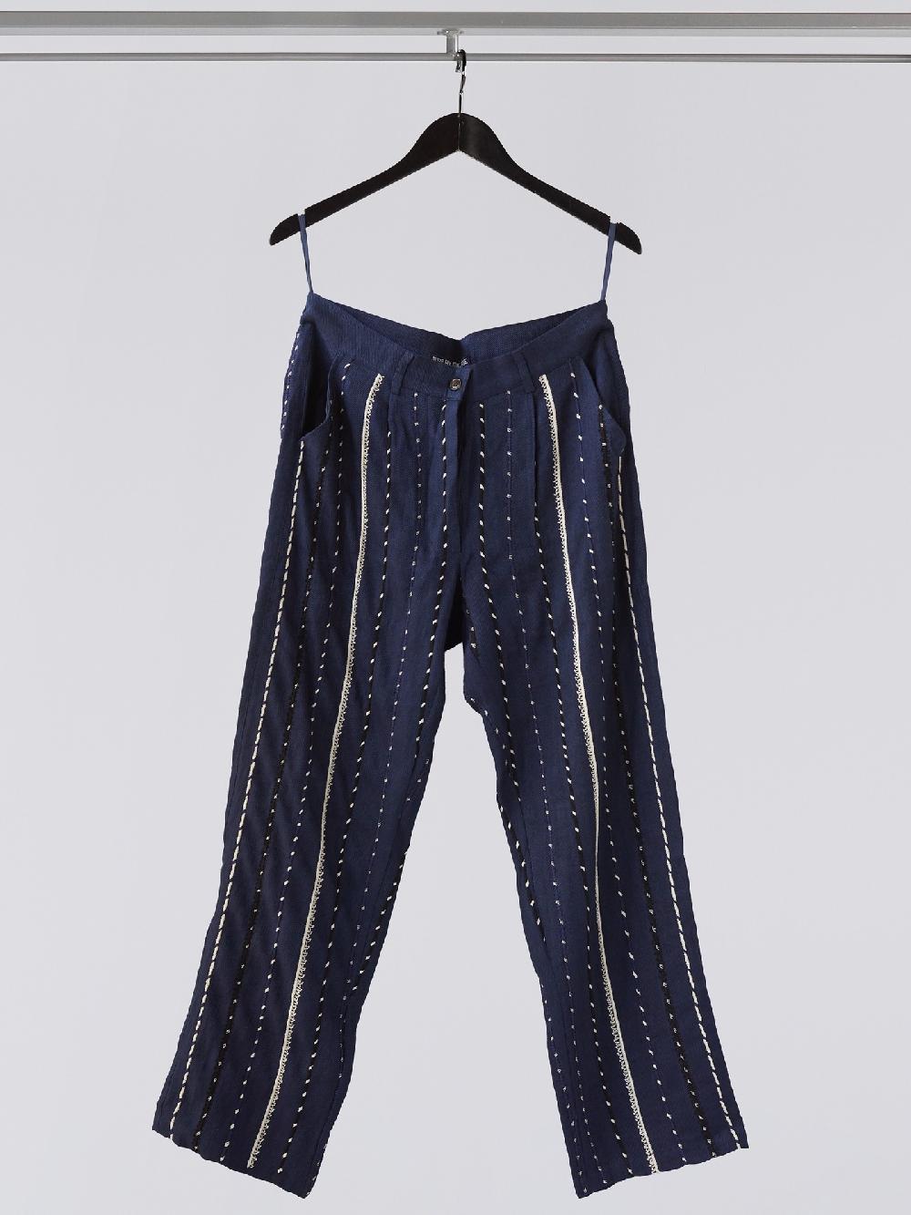 jupe by jackie Lumber P - Navy linen wool mix Pants