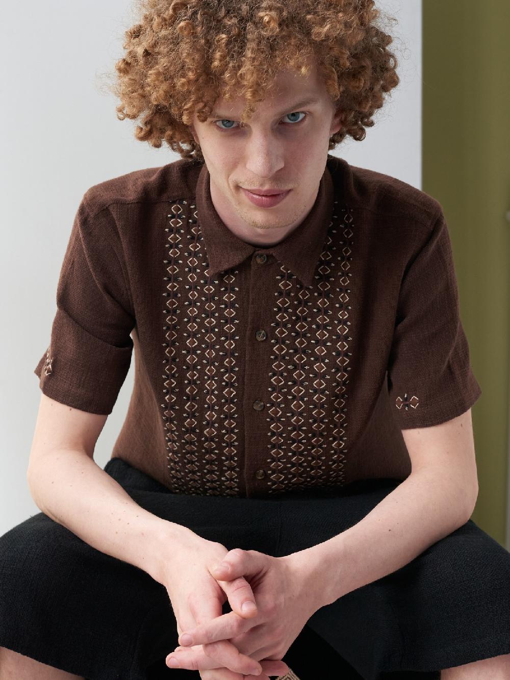 jupe by jackie Mace - Brown 100% khadi cotton