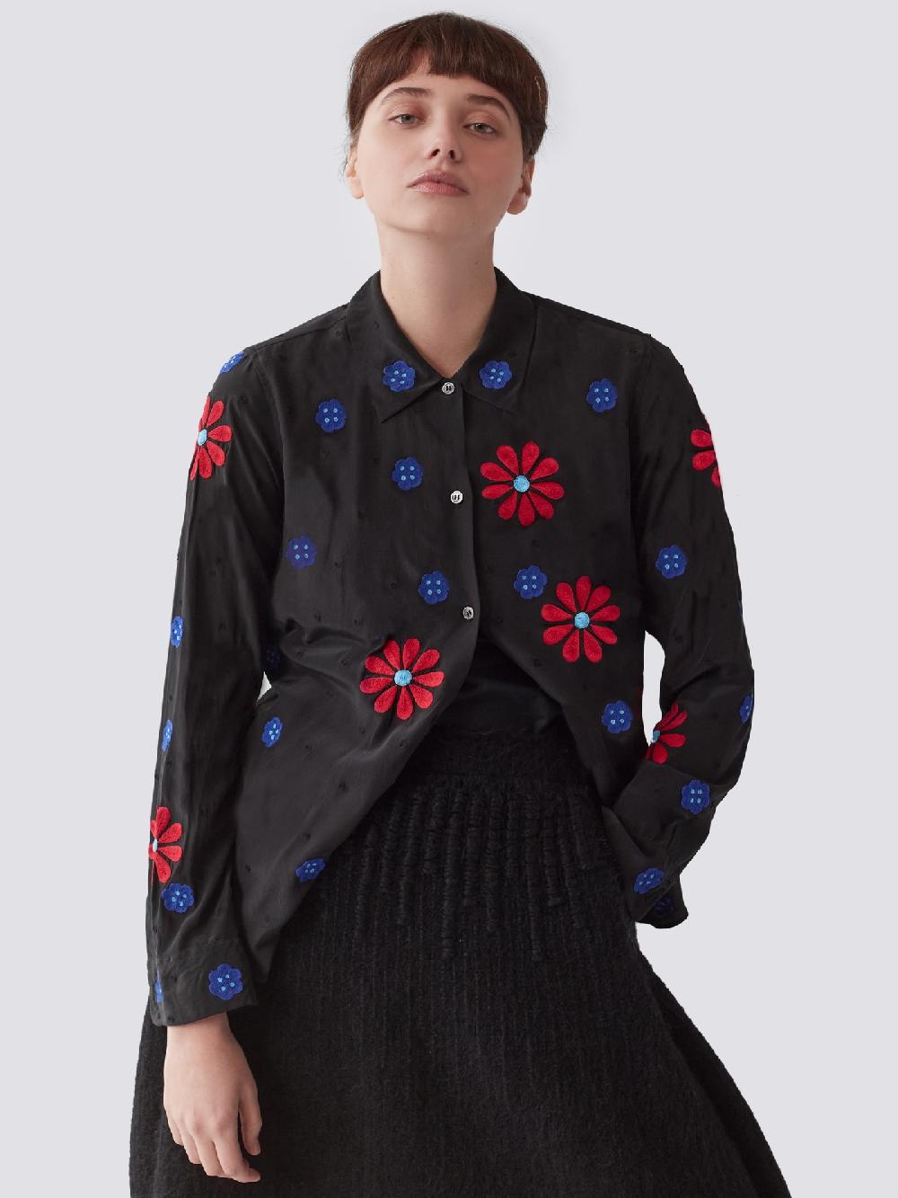 jupe by jackie Maggie - Black 100% silk crepe