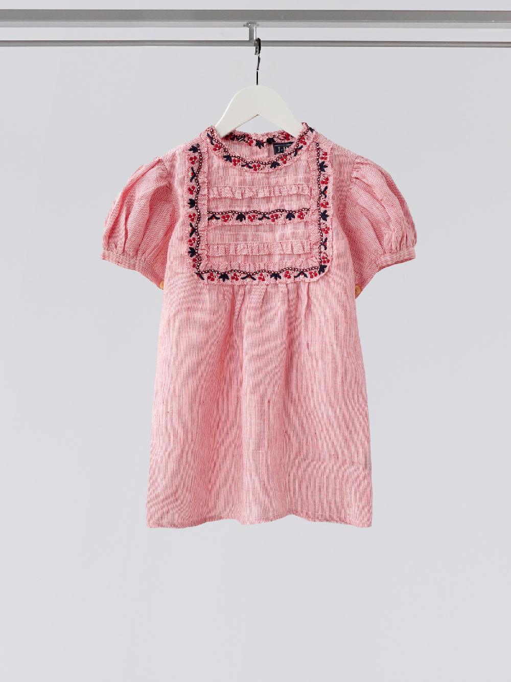 jupe by jackie Majestic Dr - Red 100% linen