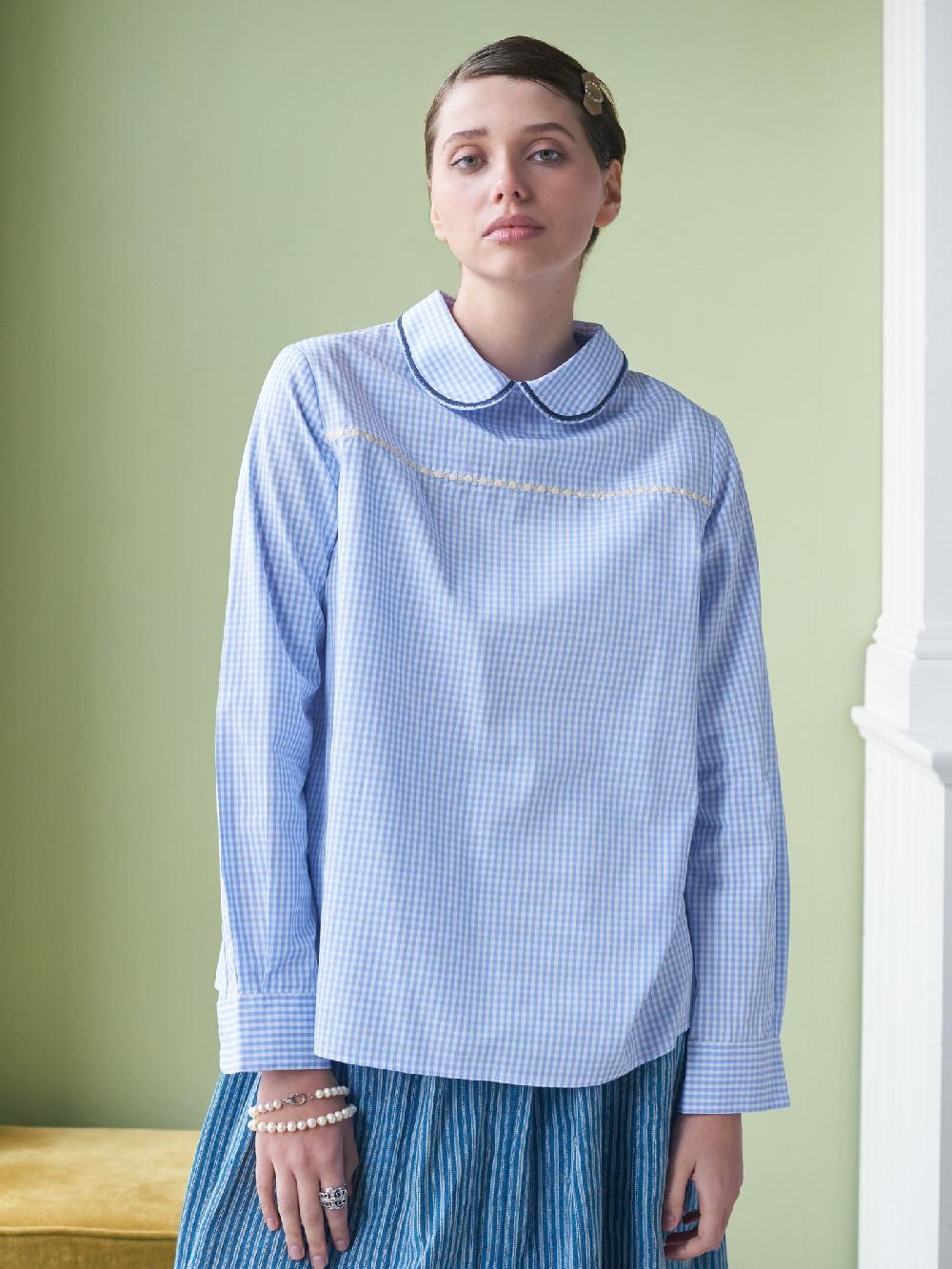 Jupe By Jackie Mallino - Blue 100% Cotton Poplin
