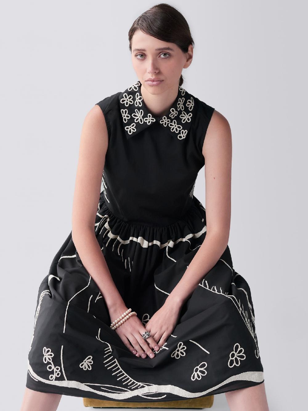 Jupe By Jackie Maloof - Black 100% Cotton