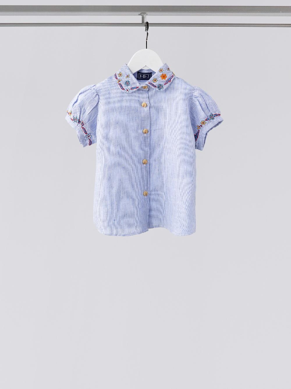 jupe by jackie Mamiche - Blue 100% linen