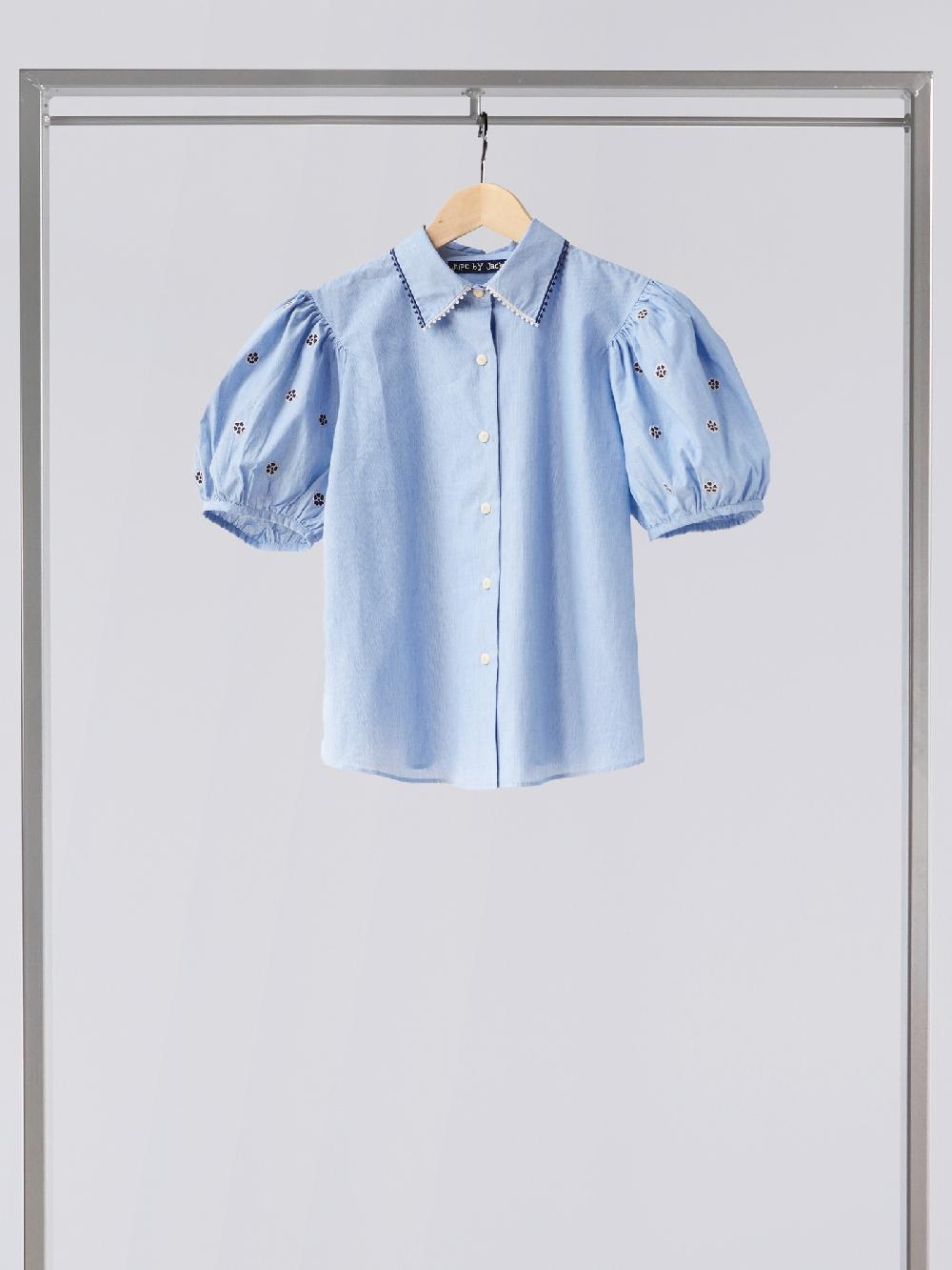 Jupe By Jackie Melly - Light Blue 100% Cotton