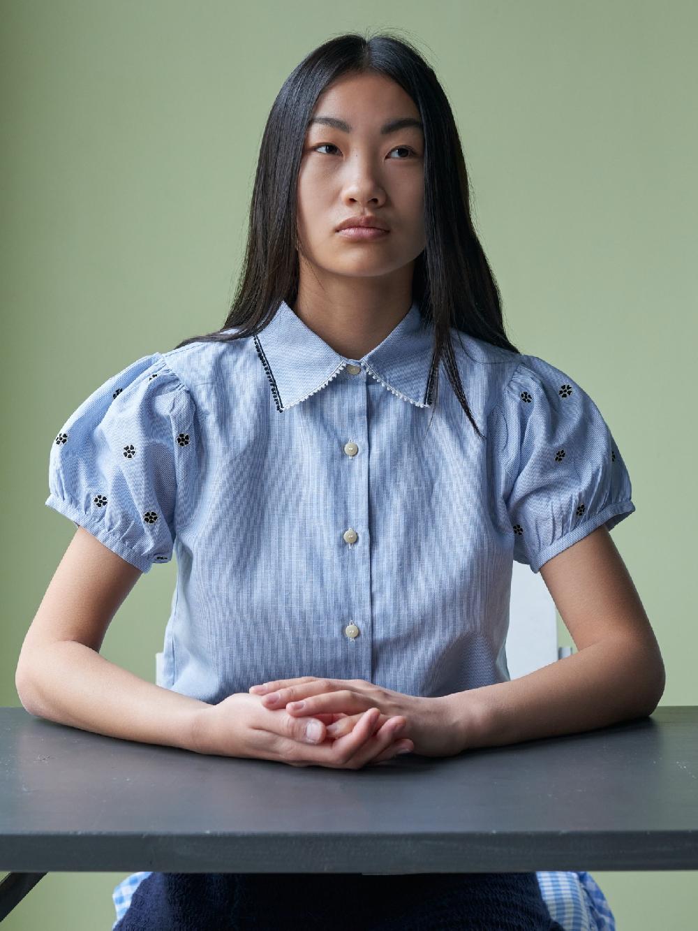 jupe by jackie Melly - Light Blue 100% cotton