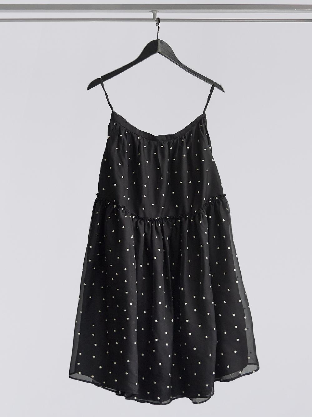 Jupe By Jackie Mersa - Black 100% Silk Organza