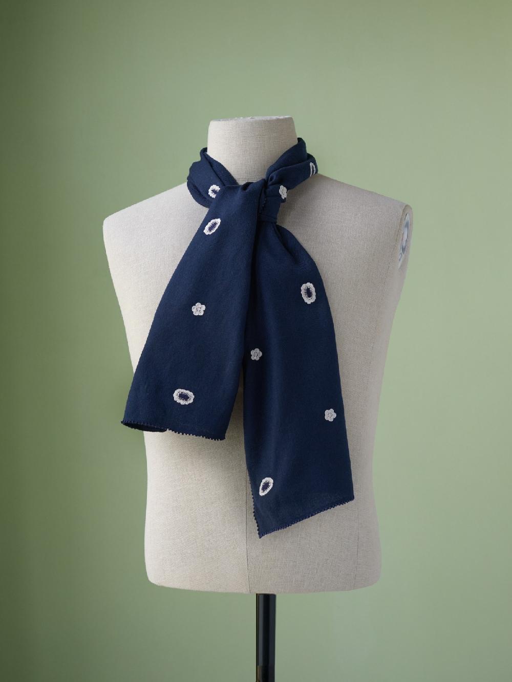 jupe by jackie Milton II - Navy 100% wool Scarfs