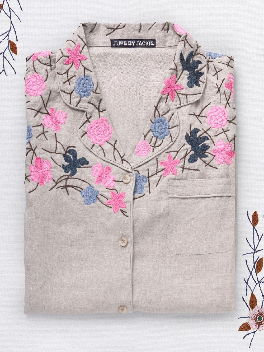 jupe by jackie Mina - Beige 100% linen