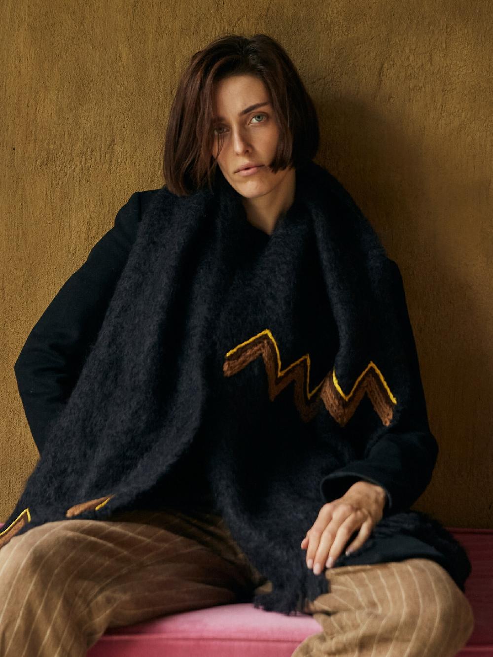 jupe by jackie Mocha Sc - Black 100% mohair