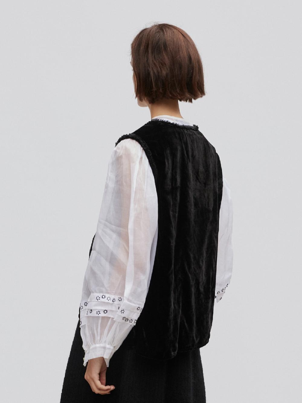 Jupe By Jackie Monk - Black 100% Silk Velvet