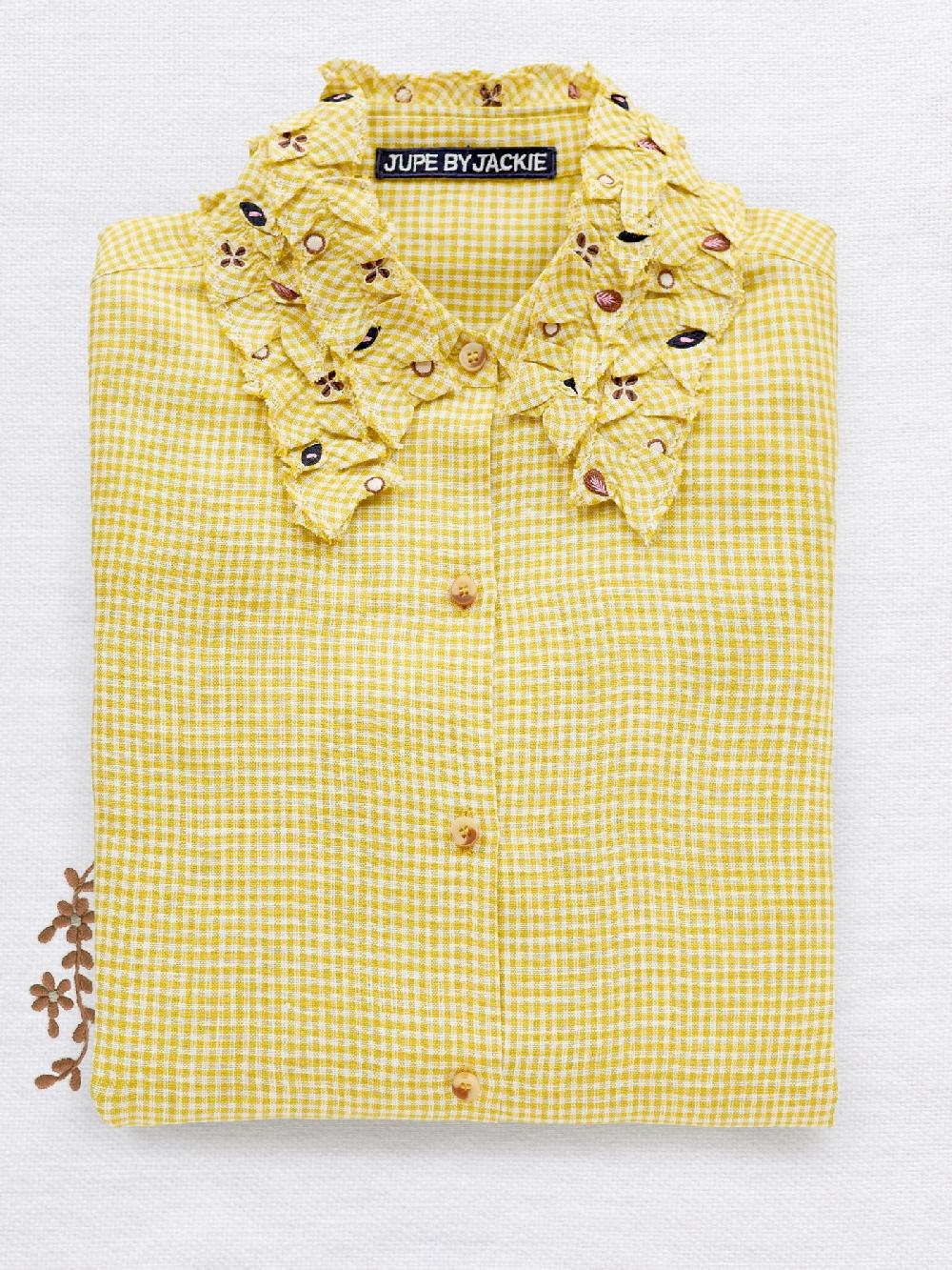 jupe by jackie Monroe - Yellow 100% linen