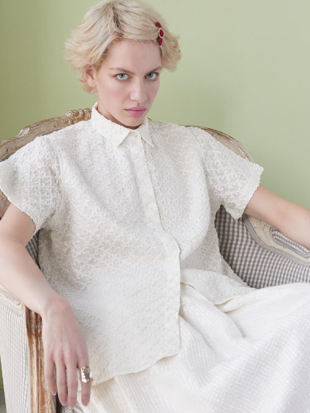 jupe by jackie Namie - (Off) White 100% linen