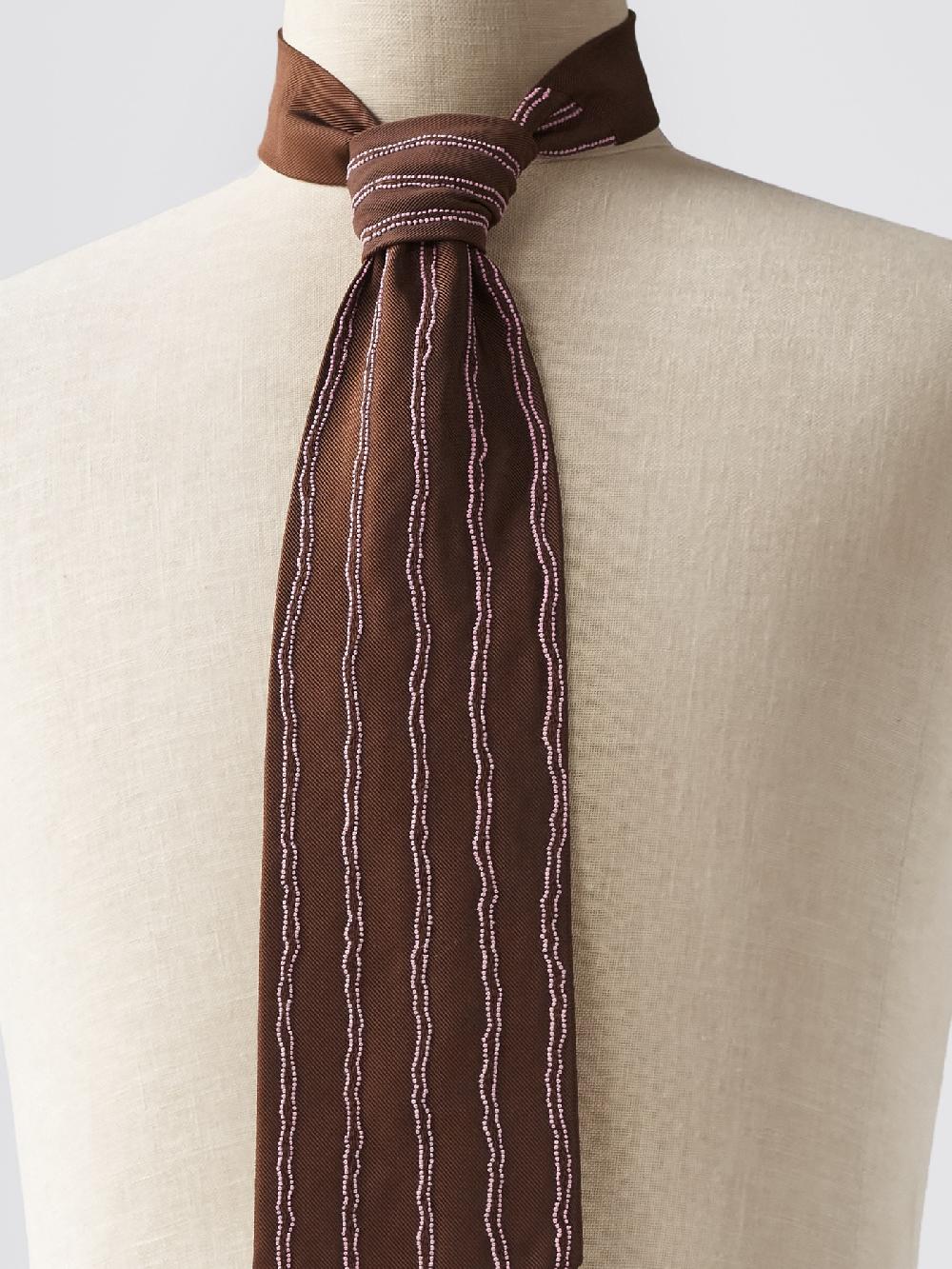 Jupe By Jackie Nawala - Brown 100% Silk