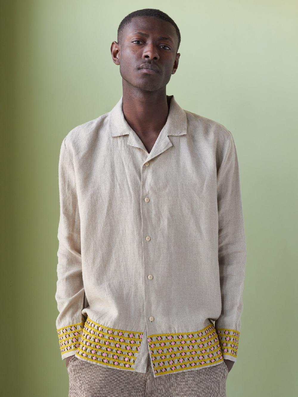 jupe by jackie Negi - Beige cotton linen blend