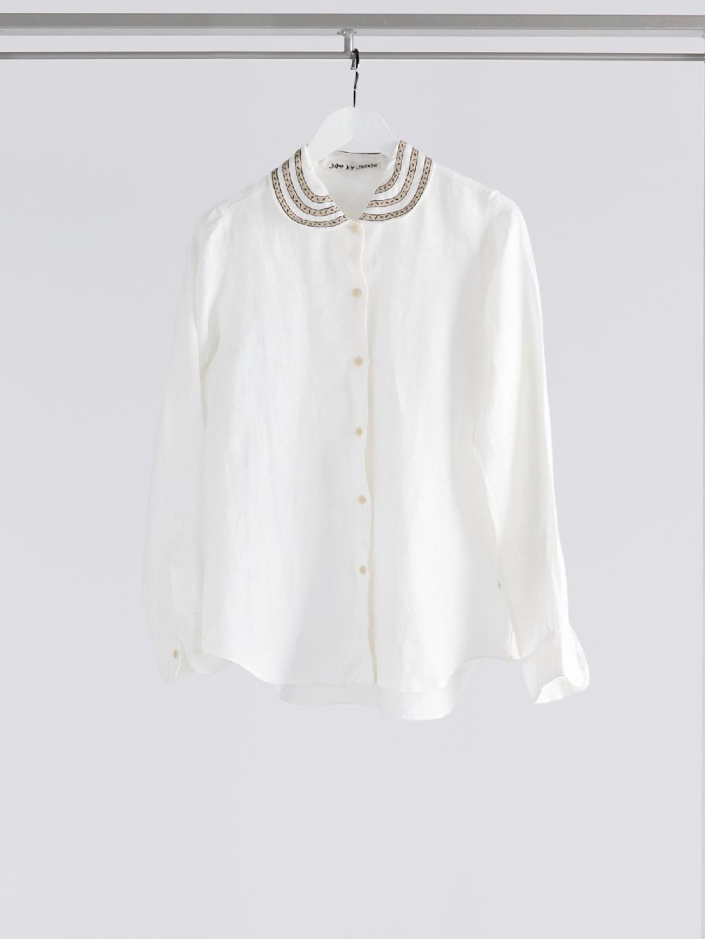 Jupe By Jackie Neuve - (Off) White 100% Linen