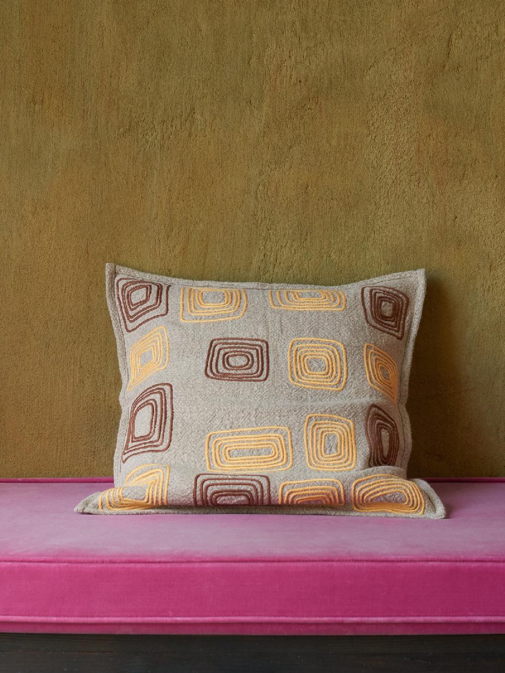 jupe by jackie Nevarte - Beige 100% linen Graphic