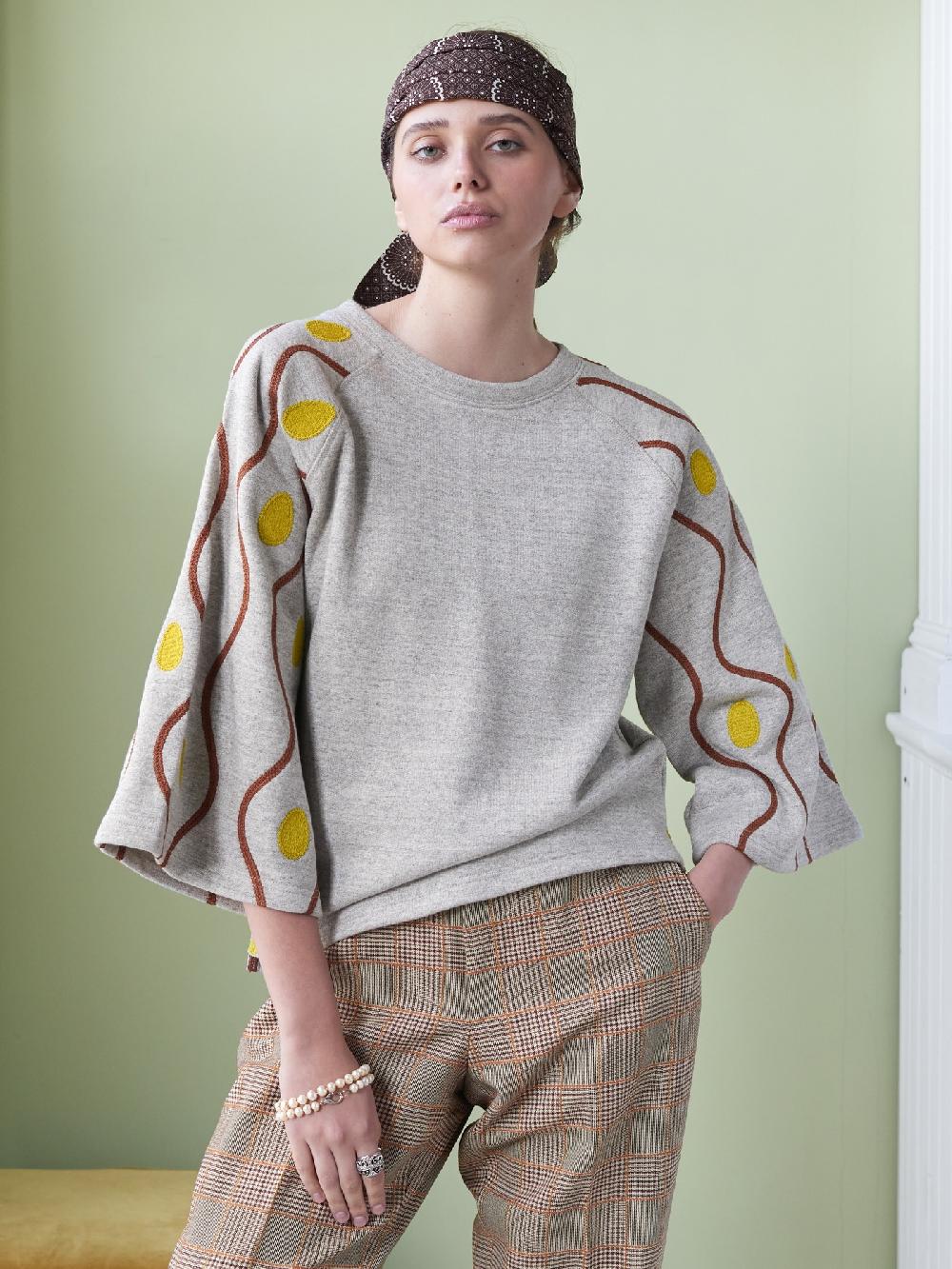 jupe by jackie Nika - Grey 98% cotton 2% elastine