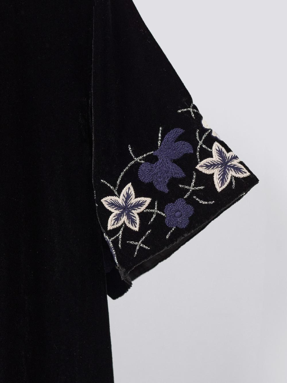 Jupe By Jackie Omega - Black 100% Silk Velvet Dresses