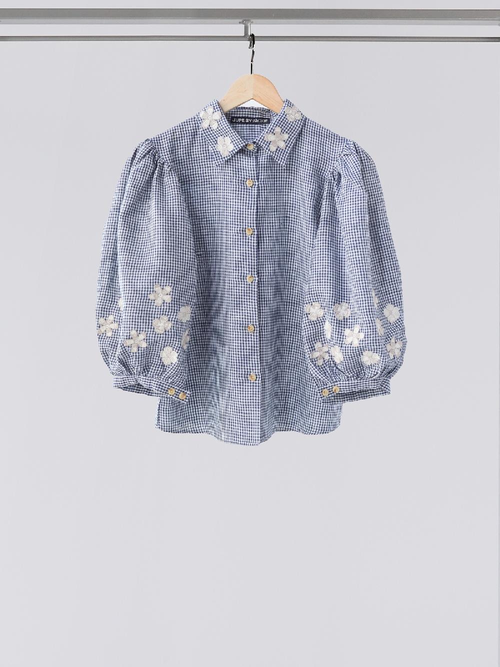 jupe by jackie Omiro T - Navy 100% linen