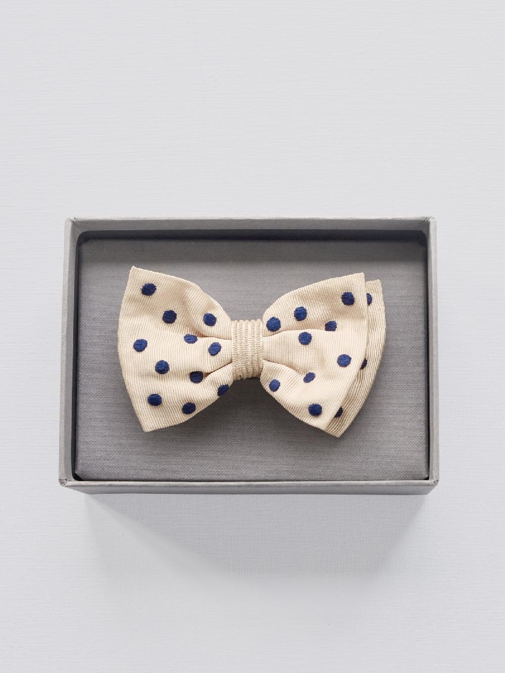 jupe by jackie Open Navy P on Cream - Cream 100% silk