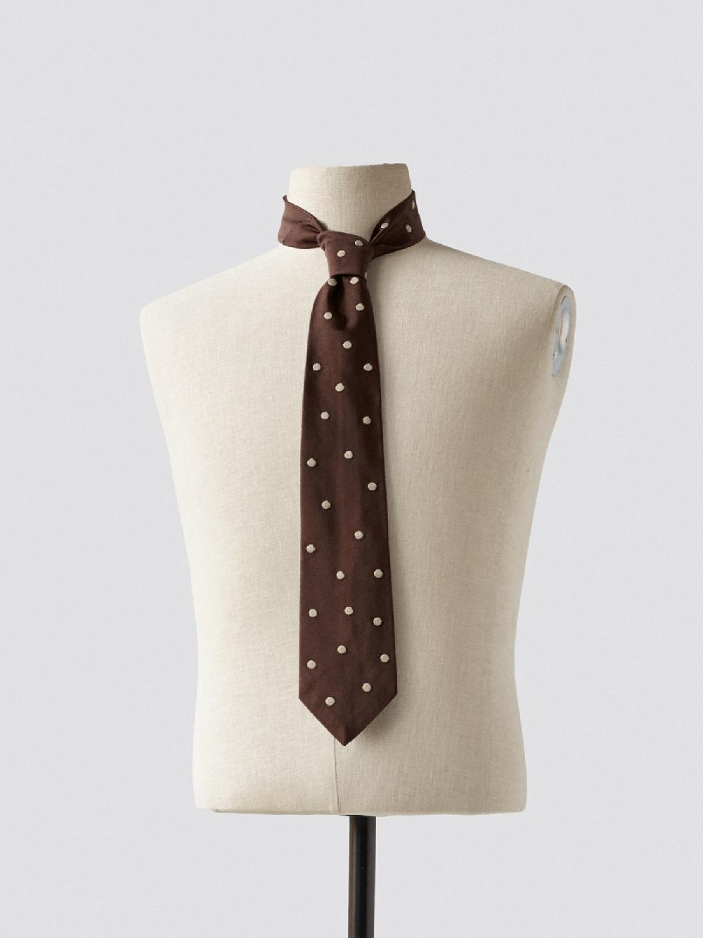 jupe by jackie Open P - Brown 100% silk cream