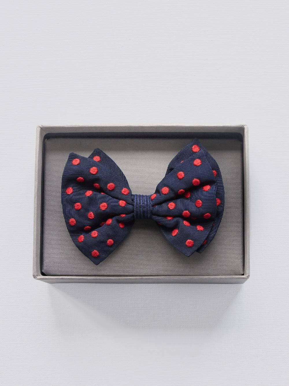 jupe by jackie Open P - Navy 100% soft silk red