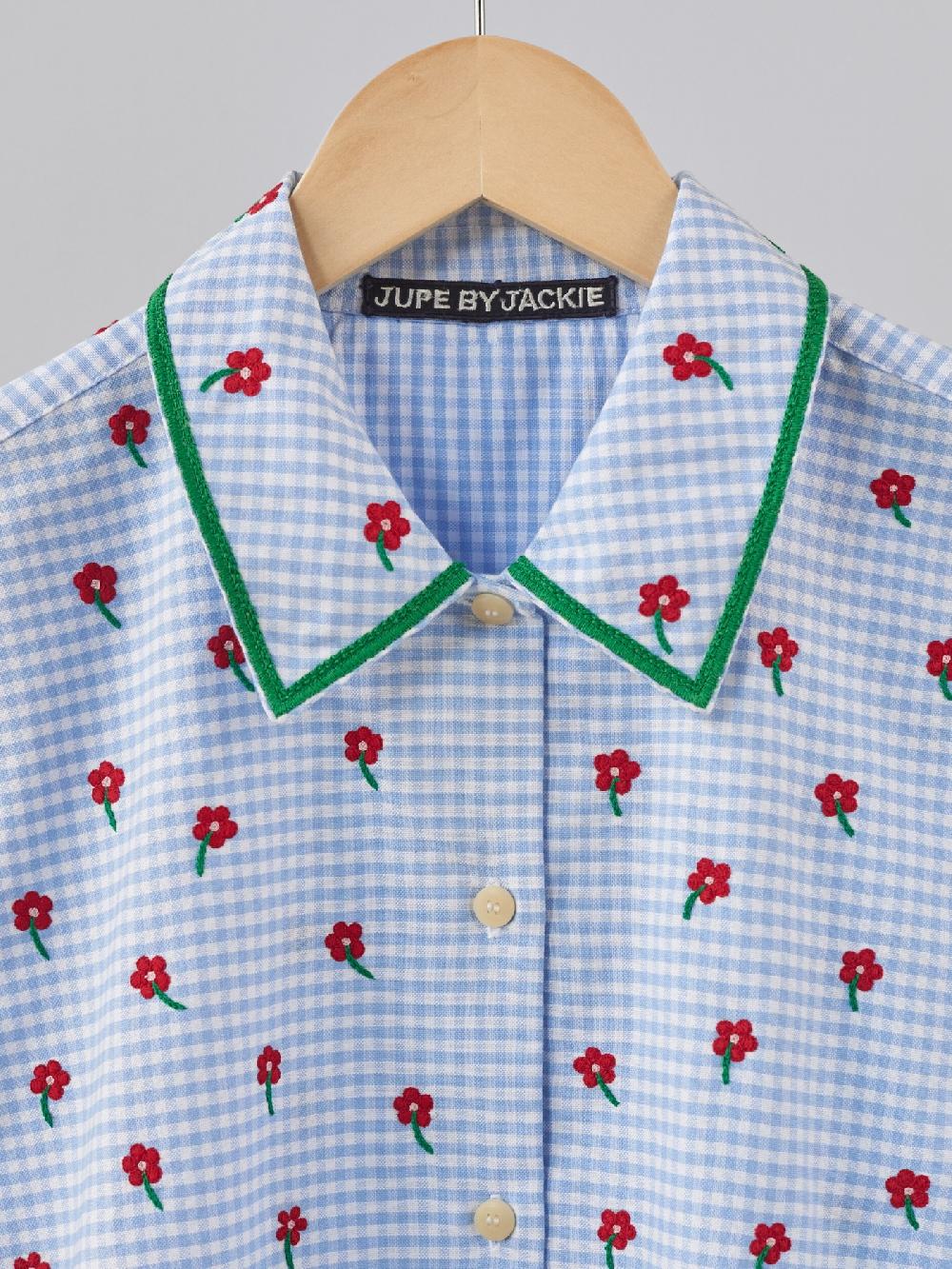 Jupe By Jackie Paia - Blue Checks 100% Cotton