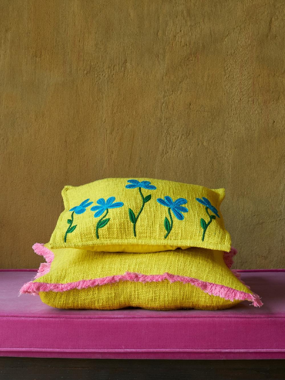 jupe by jackie Paia - Yellow 100% khadi cotton Floral