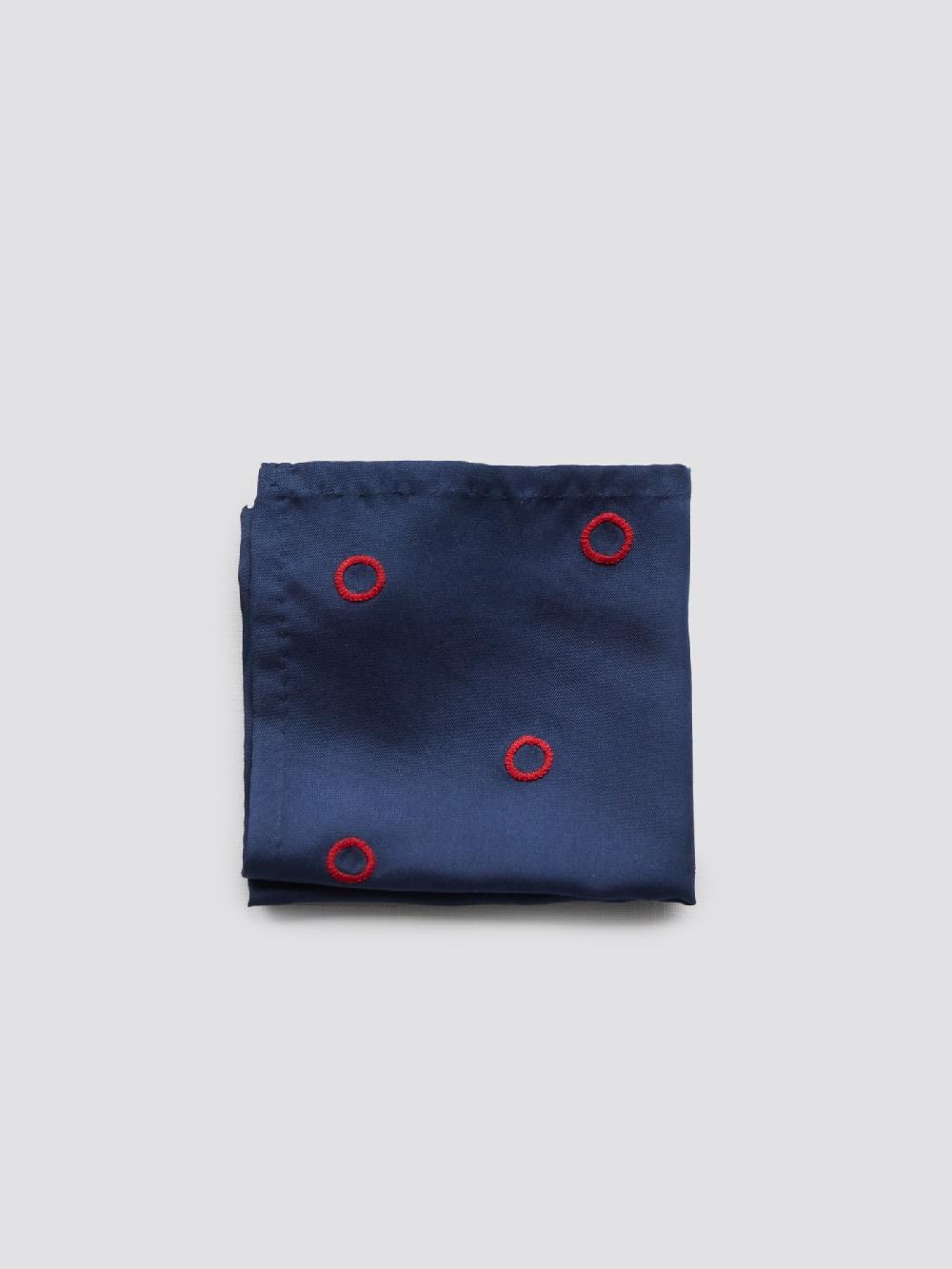Jupe By Jackie Palaves Red - Navy 100% Soft Silk Red