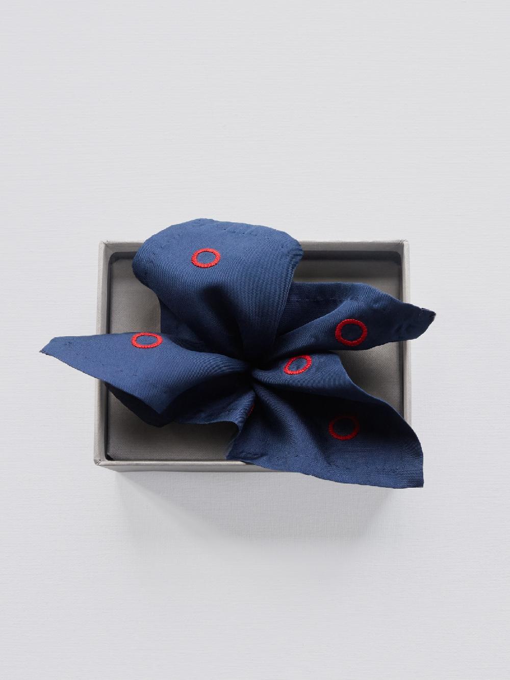 jupe by jackie Palaves Red - Navy 100% soft silk red