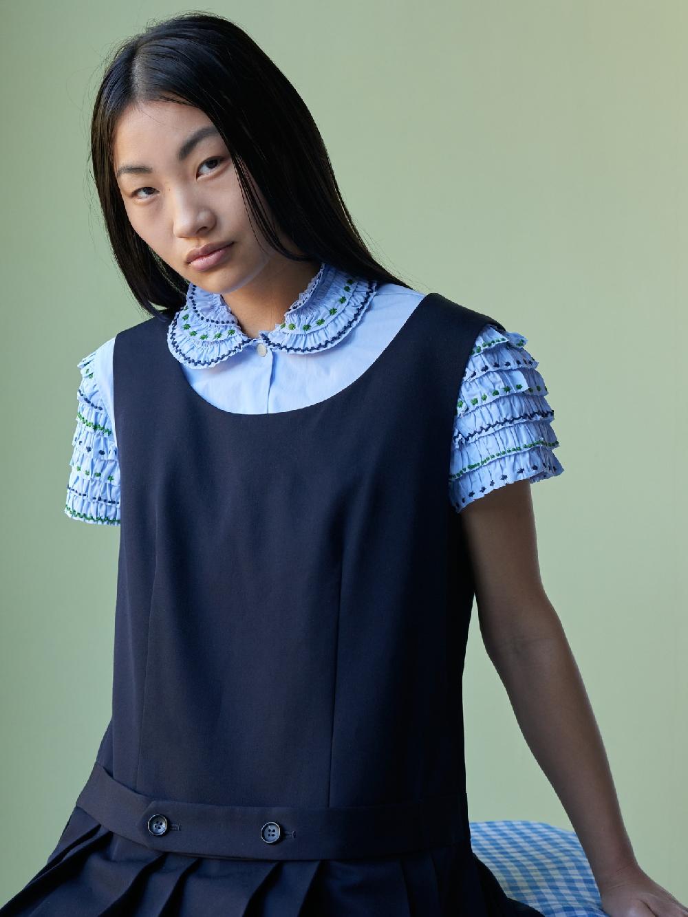 jupe by jackie Palida - Light Blue 100% cotton poplin