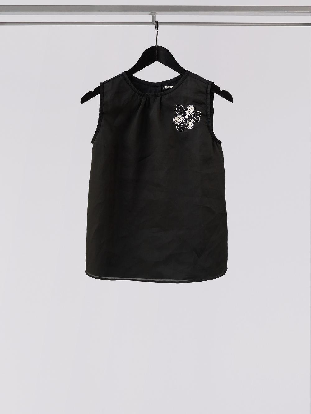 jupe by jackie Paradis T. - Black 100% cotton poplin