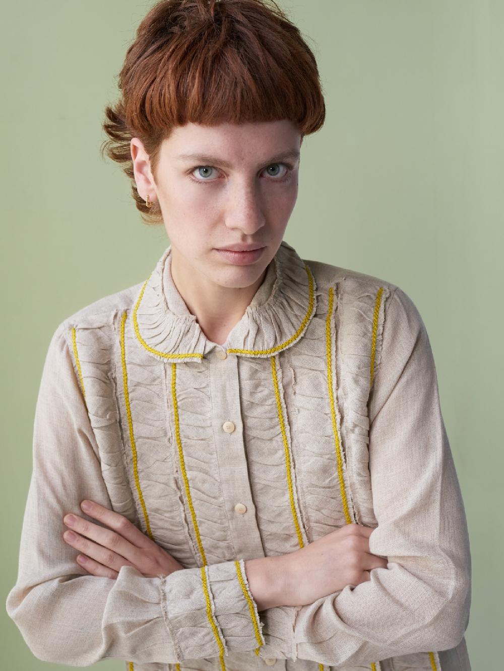 jupe by jackie Pasilla - Beige 100% linen yellow