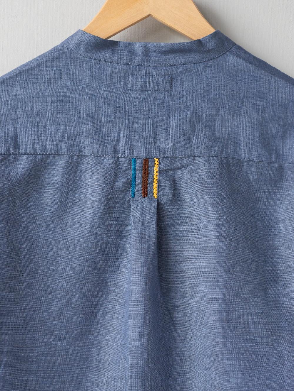 Jupe By Jackie Perriand - Blue Cotton Linen Blend