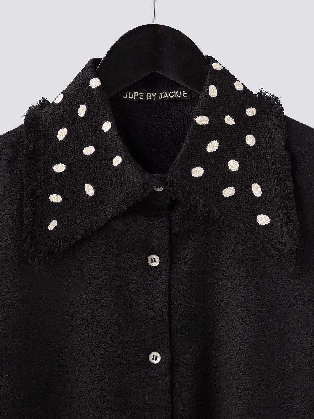 Jupe By Jackie Picard - Black 100% Wool Tops+Shirts