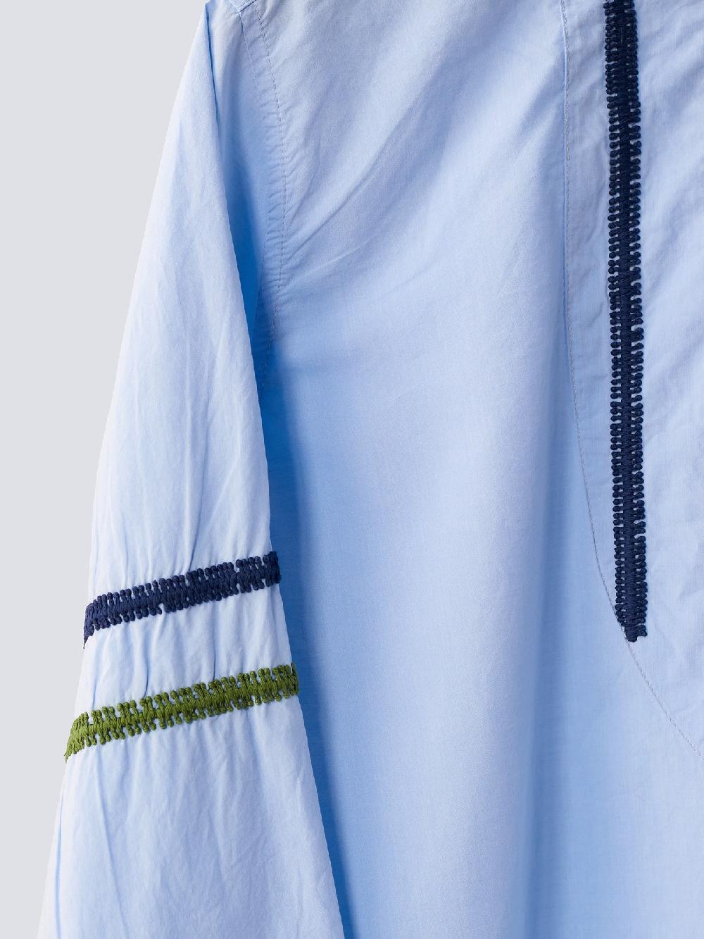 Jupe By Jackie Pollard Blue - 100% Cotton Poplin