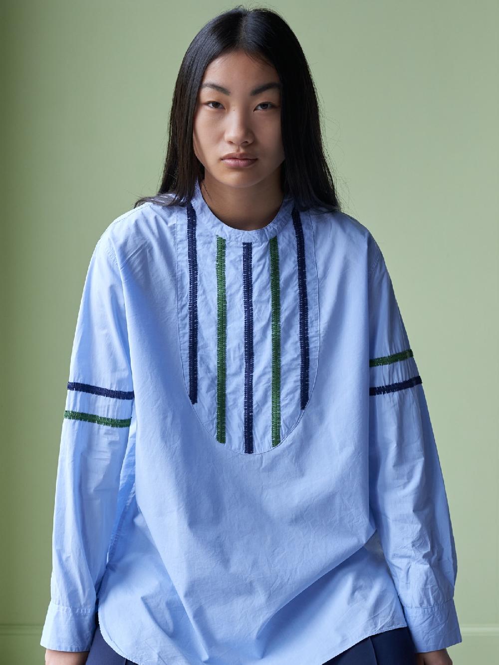 jupe by jackie Pollard Blue - 100% cotton poplin