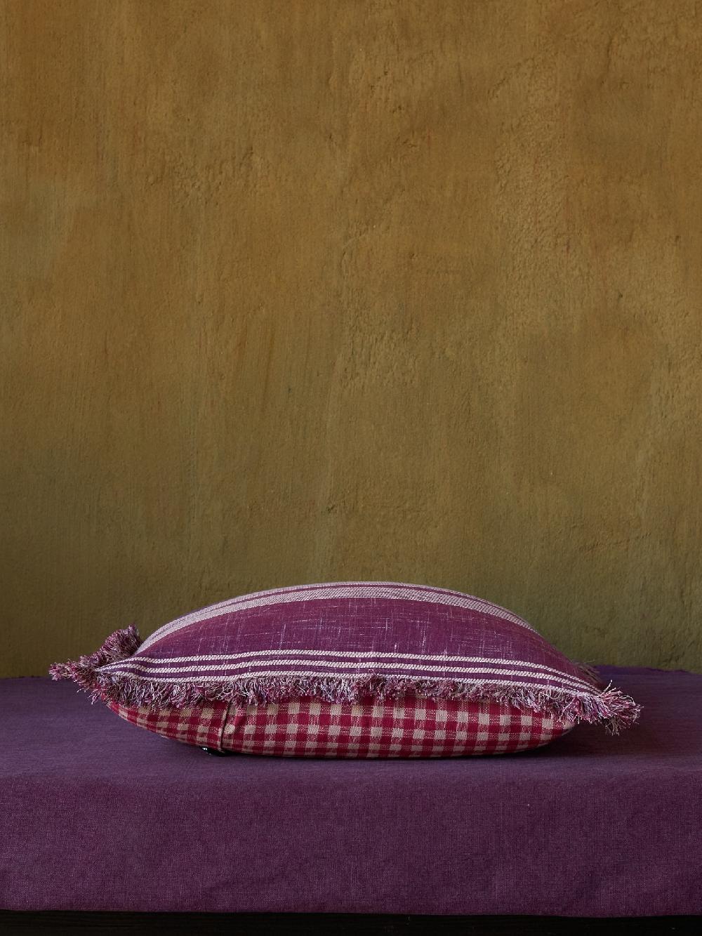 jupe by jackie Rachmiel Mix - Burgundy 100% linen