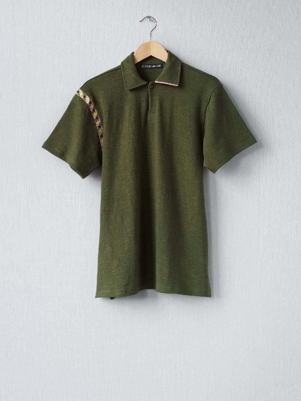 jupe by jackie Raschka - Green 98% cotton 2% elastine